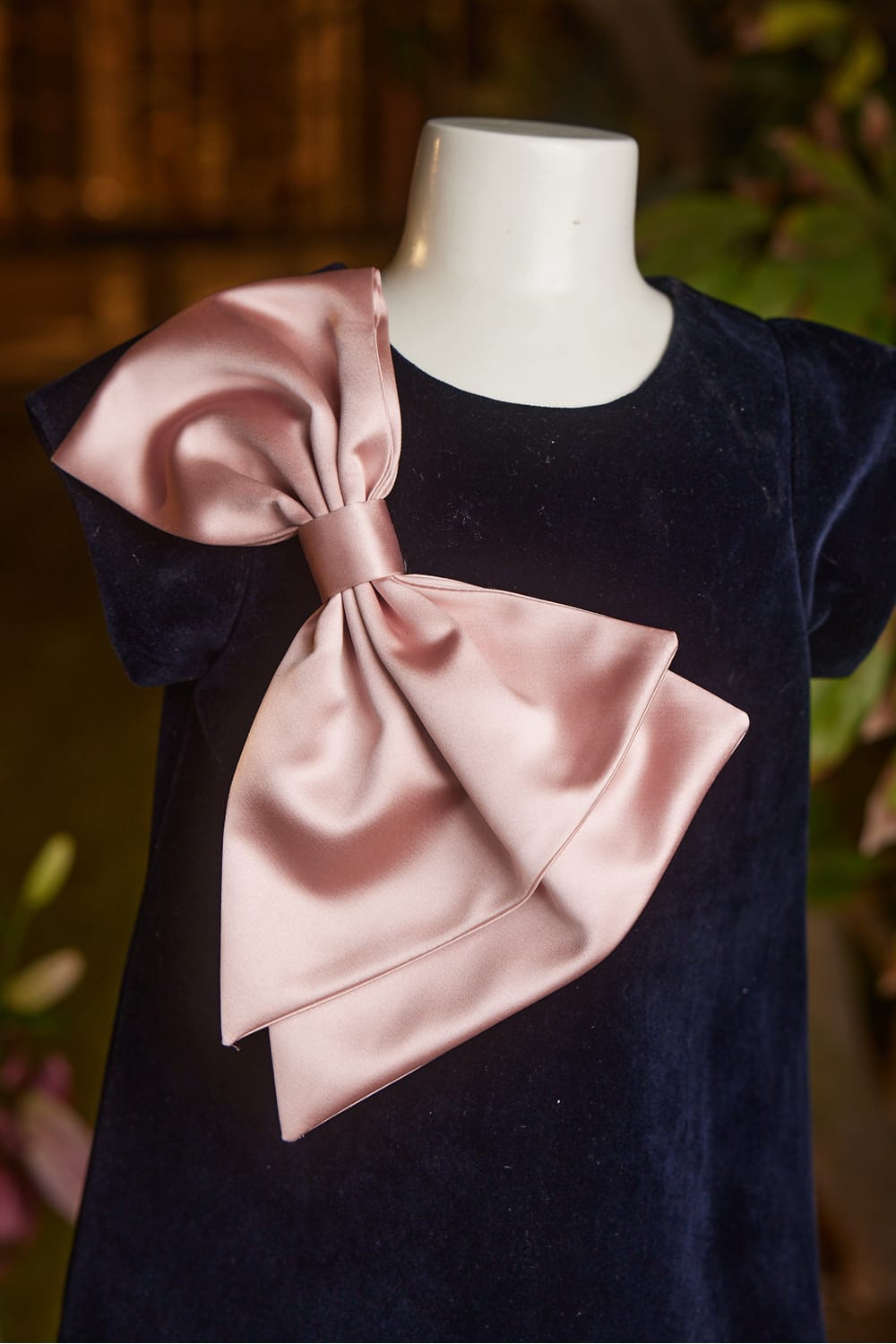 Wrap Me Up Dress – Blue Designer Dress for Girls | PNK – Isha Arora India