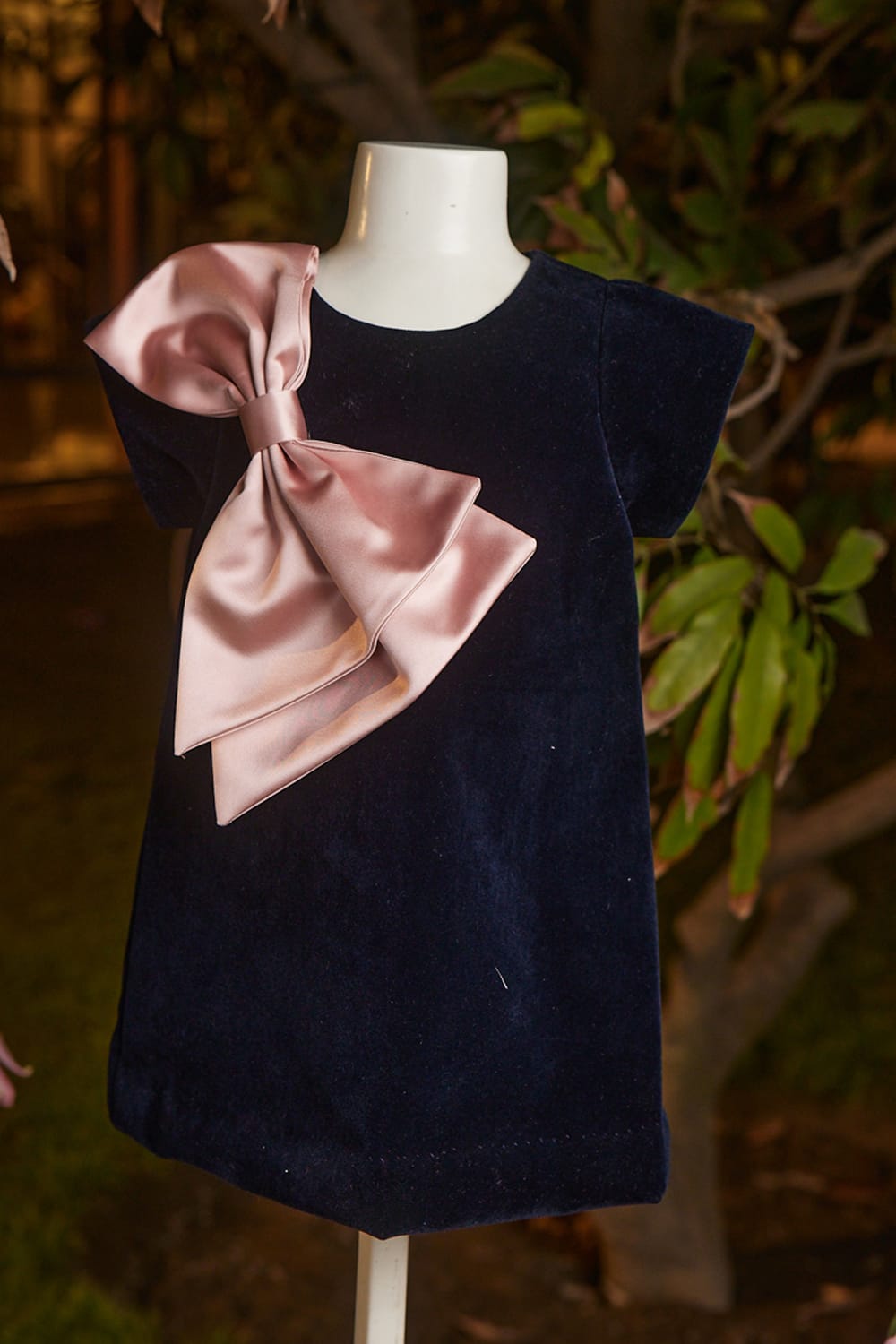 Wrap Me Up Dress – Blue Designer Dress for Girls | PNK – Isha Arora India