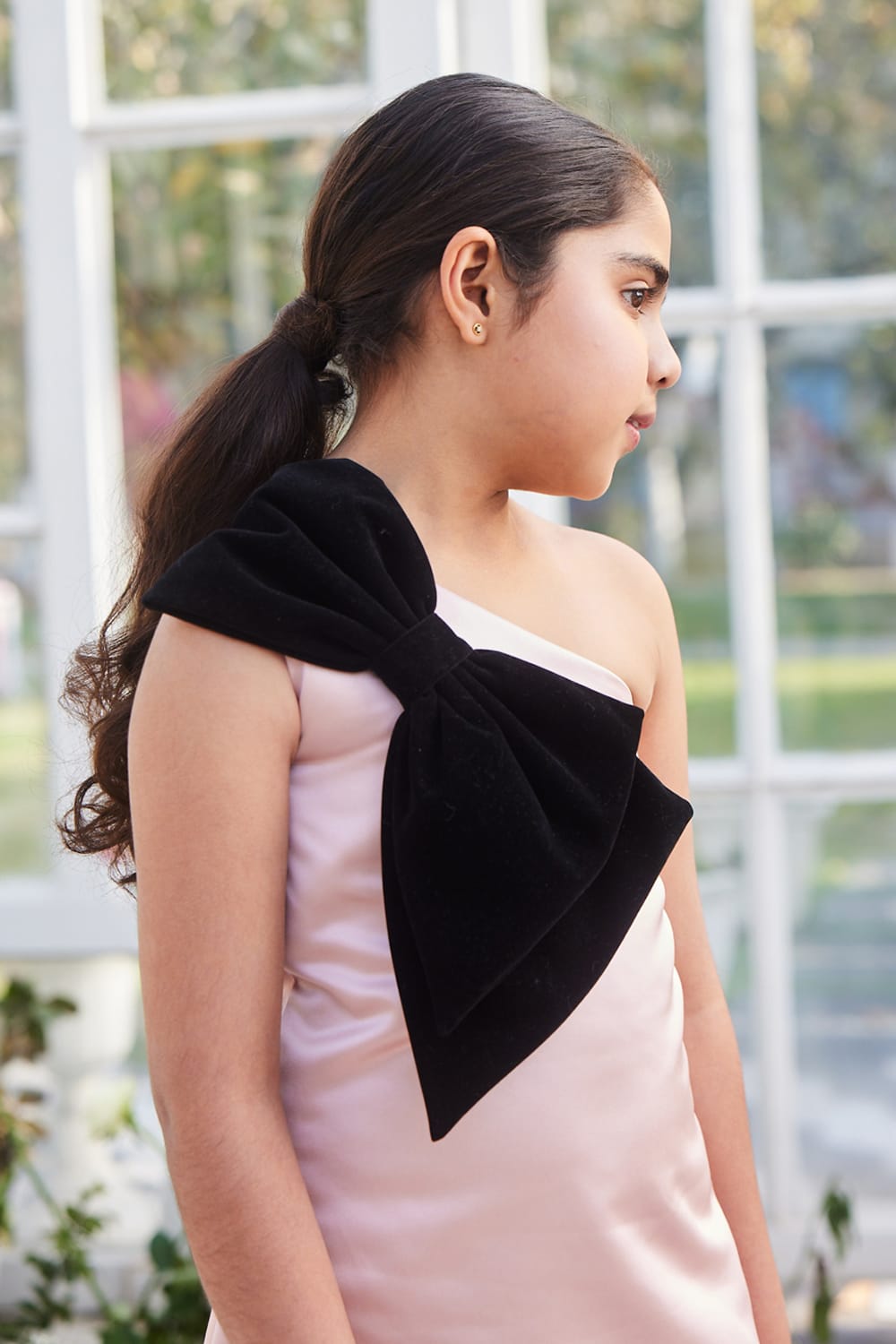 Wrap Me Up Pink One Shoulder Dress – Pink Designer Dress for Girls | PNK – Isha Arora India