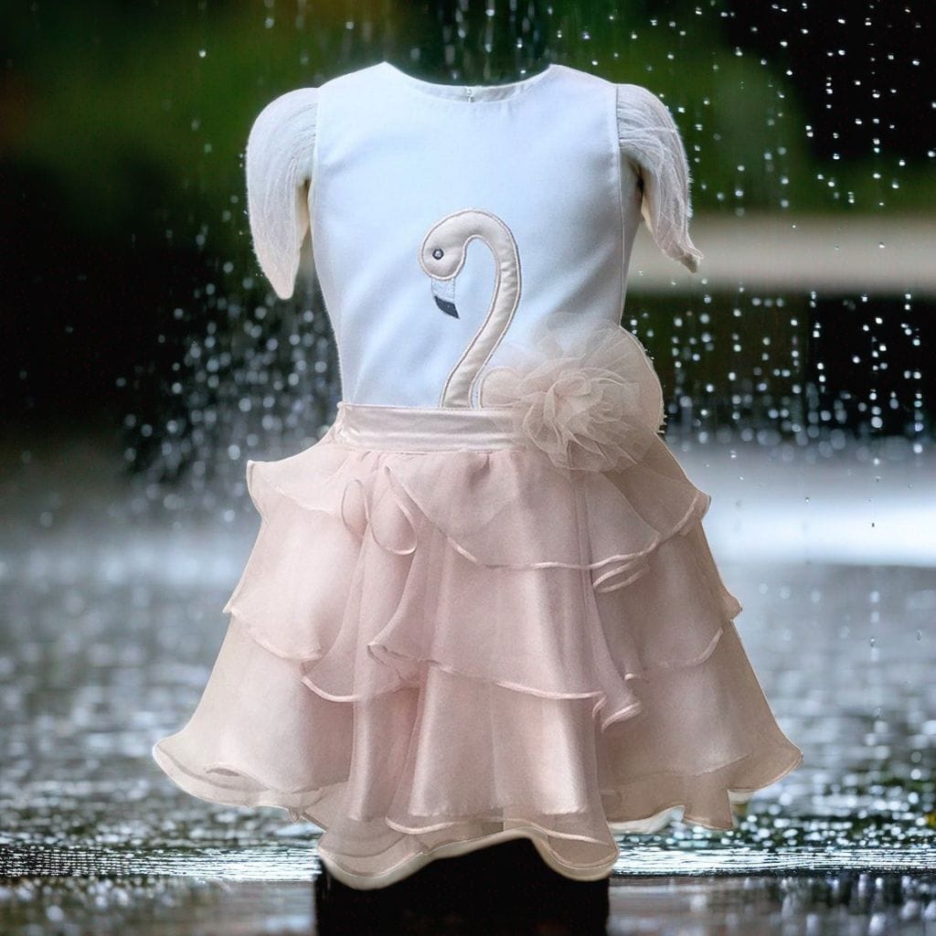 White And Pink Top And Skirt Set – Pink Top & Skirt Set for Girls | PNK – Isha Arora India