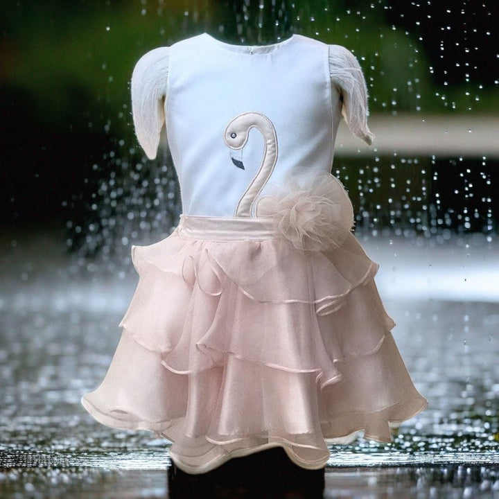 White And Pink Top And Skirt Set – Pink Top & Skirt Set for Girls | PNK – Isha Arora India