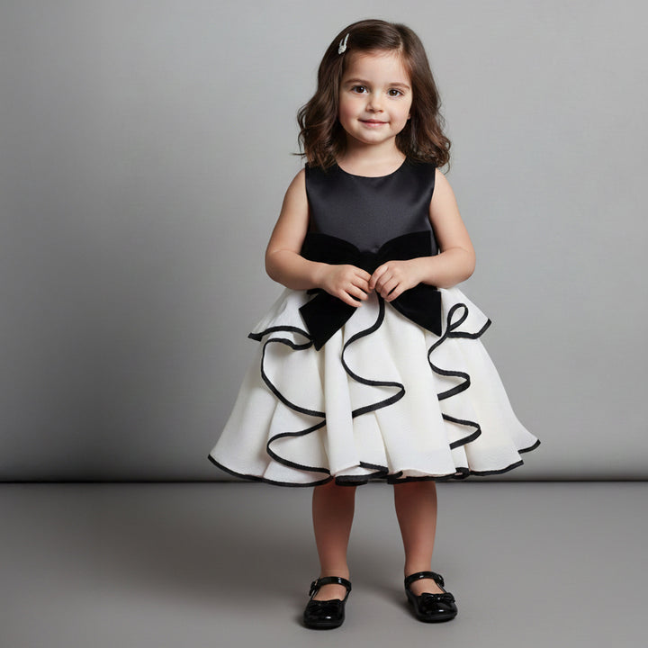Swirly Dress with Bow