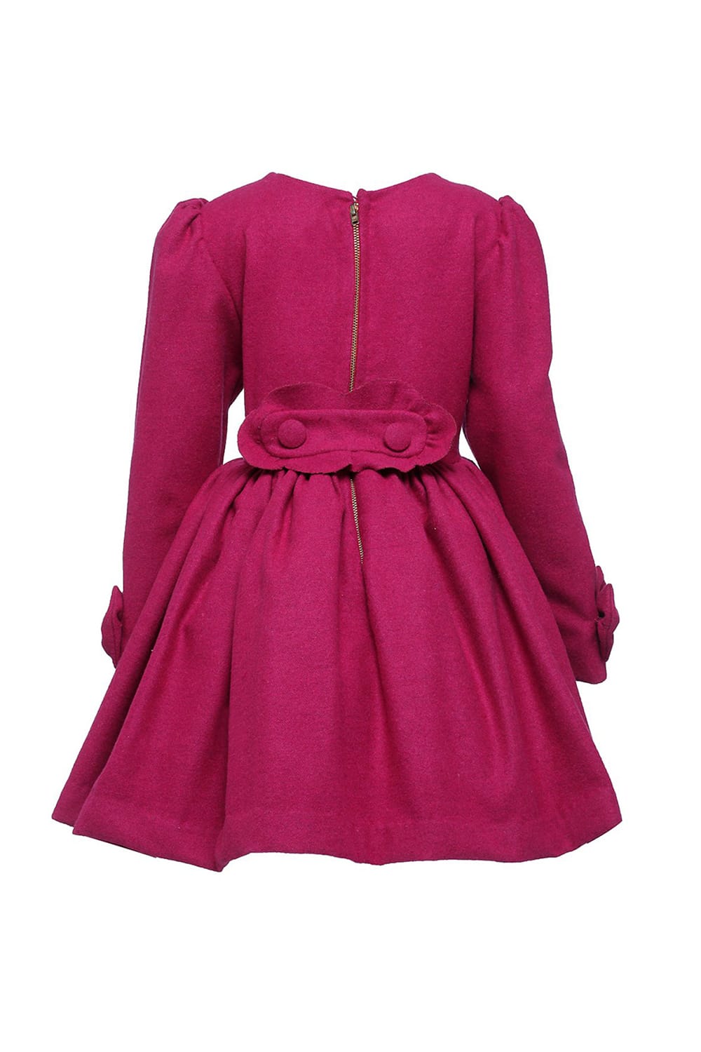 A Classic Winter Dress (Pink) – Pink Designer Dress for Girls | PNK – Isha Arora India
