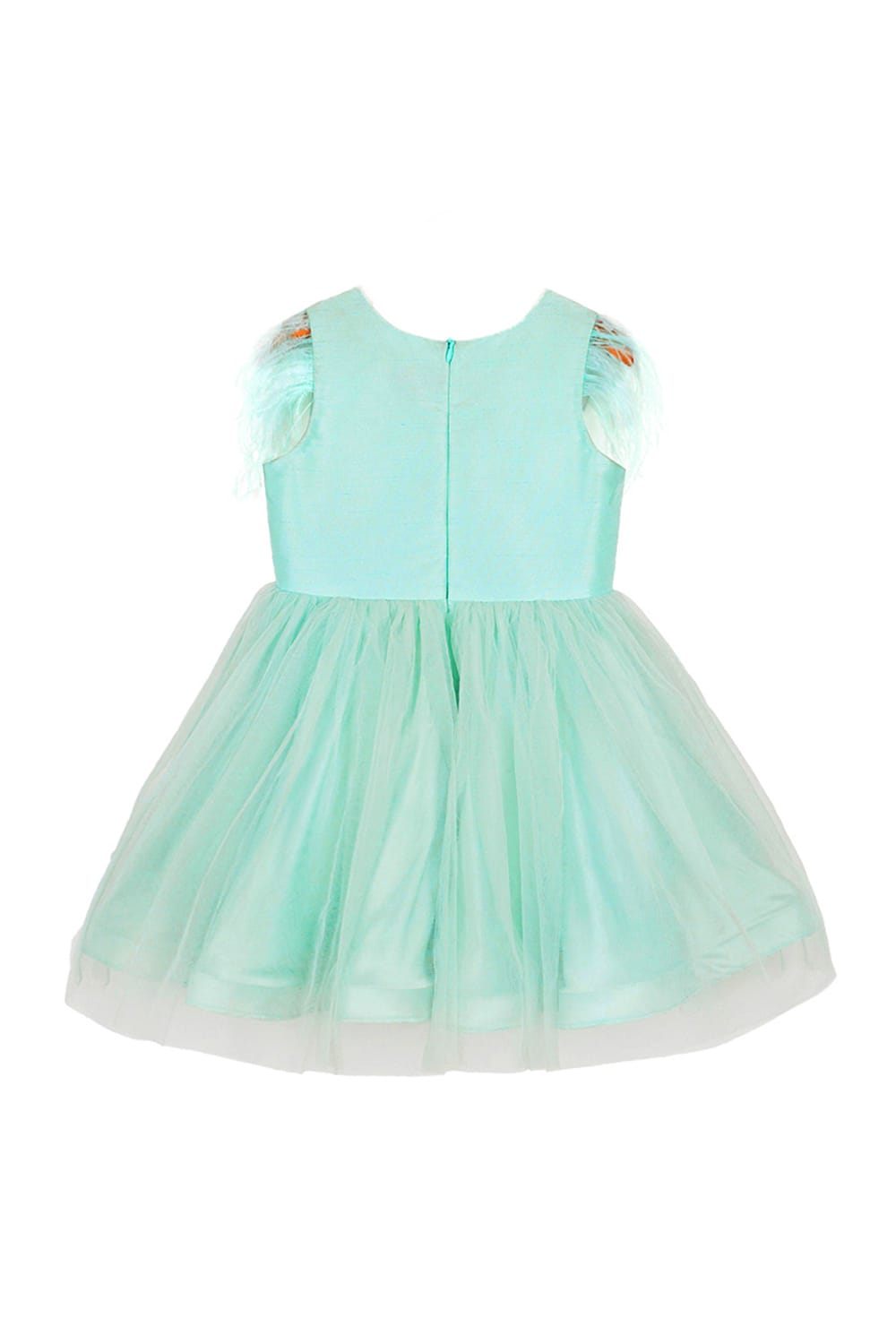 Aqua Green Dress – Pink Designer Dress for Girls | PNK – Isha Arora India