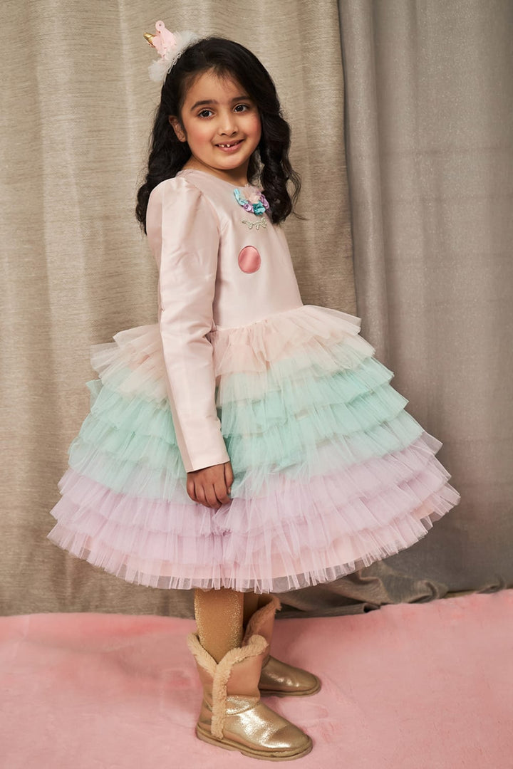 Unicorn Birthday Dress for Girls | Pink Party Dress