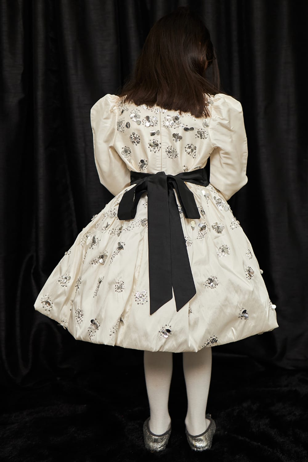 Disco Ball – Ivory Designer Dress for Girls | PNK – Isha Arora India
