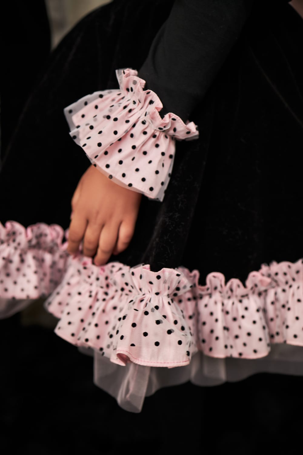 Doll Face – Black Designer Dress for Girls | PNK – Isha Arora India