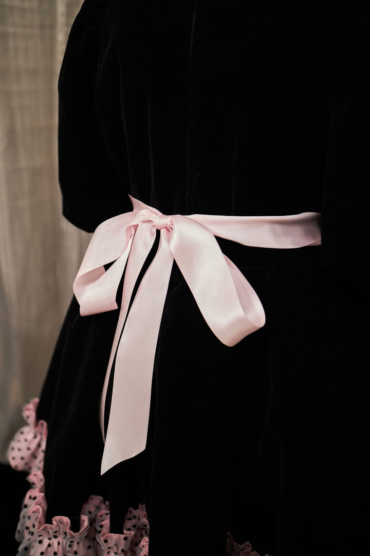 Doll Face – Black Designer Dress for Girls | PNK – Isha Arora India