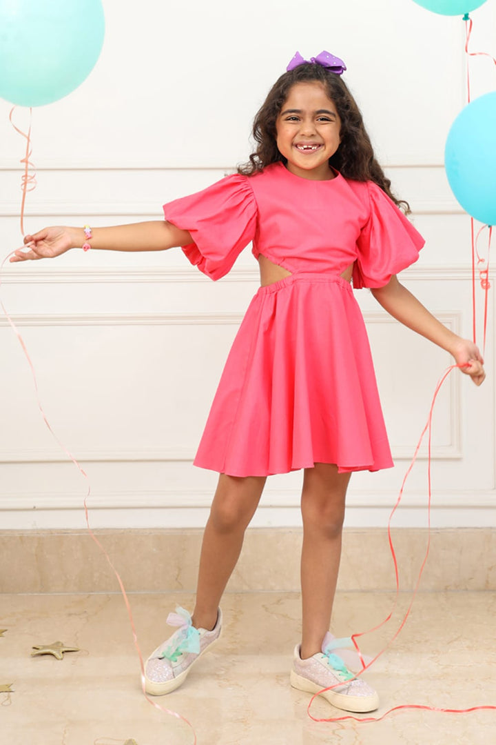 It's Me Barbie' Dress – Pink Designer Dress for Girls | PNK – Isha Arora India