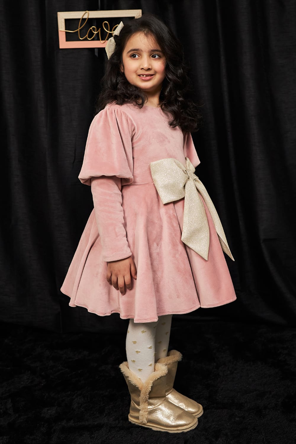 Salmon Berry – Pink Designer Dress for Girls | PNK – Isha Arora India