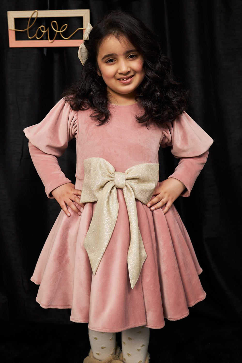 Salmon Berry – Pink Designer Dress for Girls | PNK – Isha Arora India