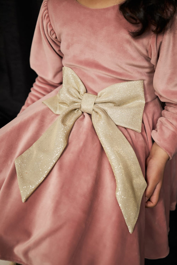 Salmon Berry – Pink Designer Dress for Girls | PNK – Isha Arora India