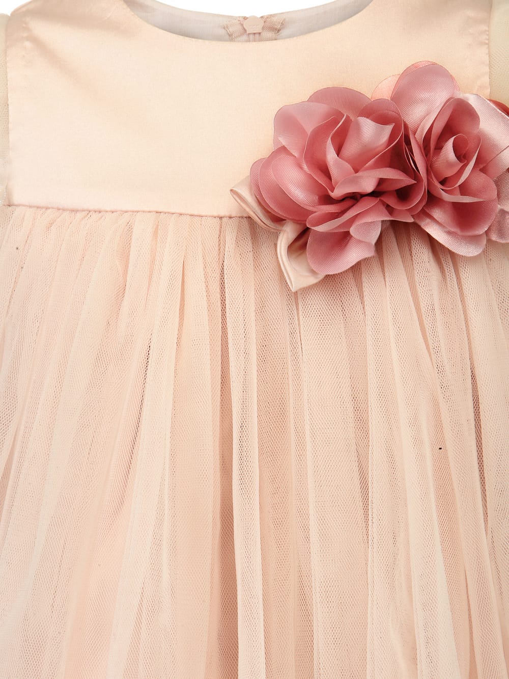 Soft Pink Net Overlay Dress – Pink Designer Dress for Girls | PNK – Isha Arora India