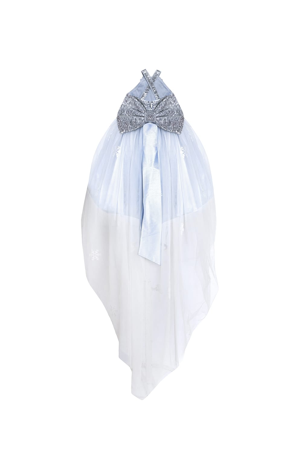 The Blue Frozen Theme Birthday Dress – Blue Designer Dress for Girls | PNK – Isha Arora India