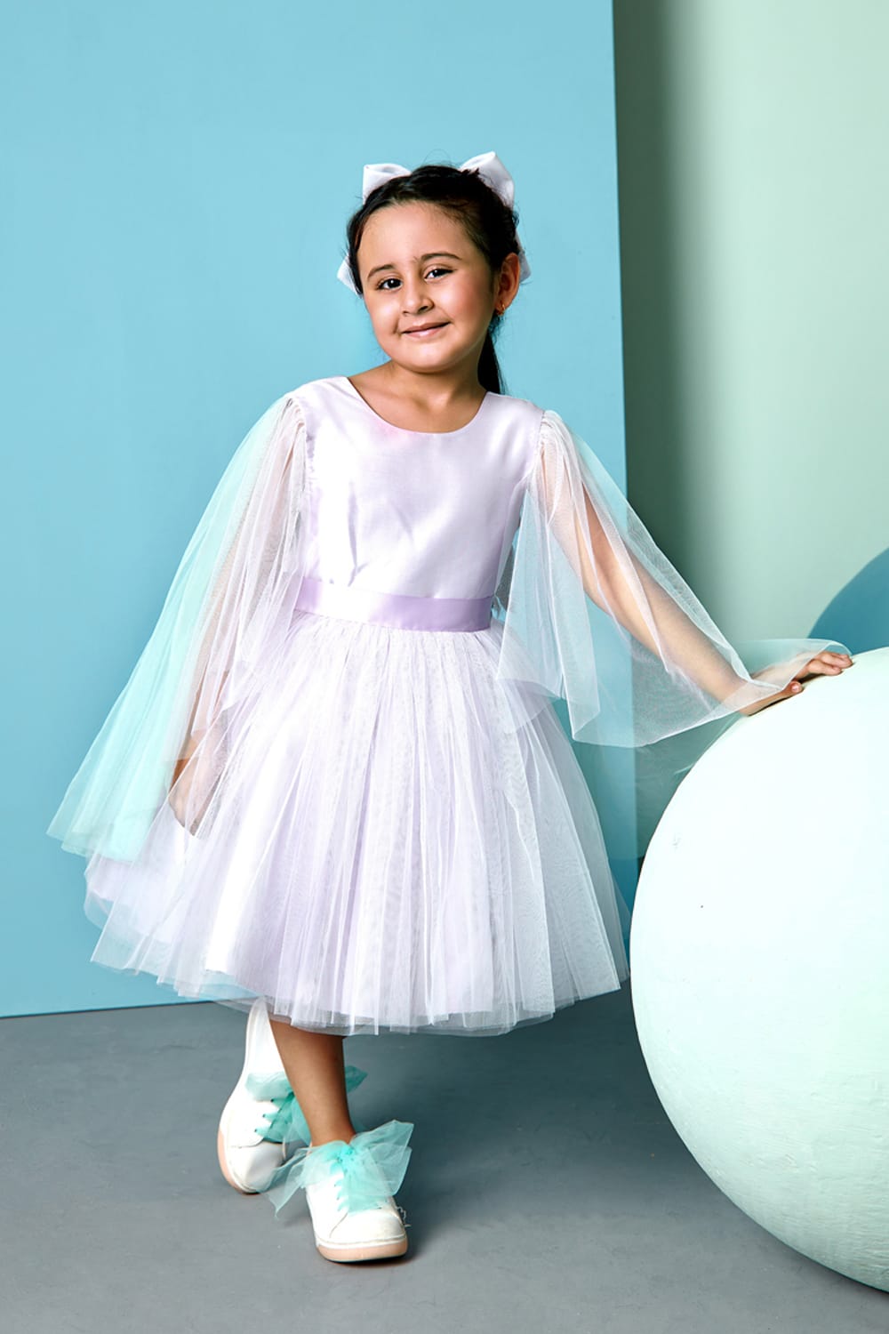 The Ocean Birthday Dress – Pink Designer Dress for Girls | PNK – Isha Arora India