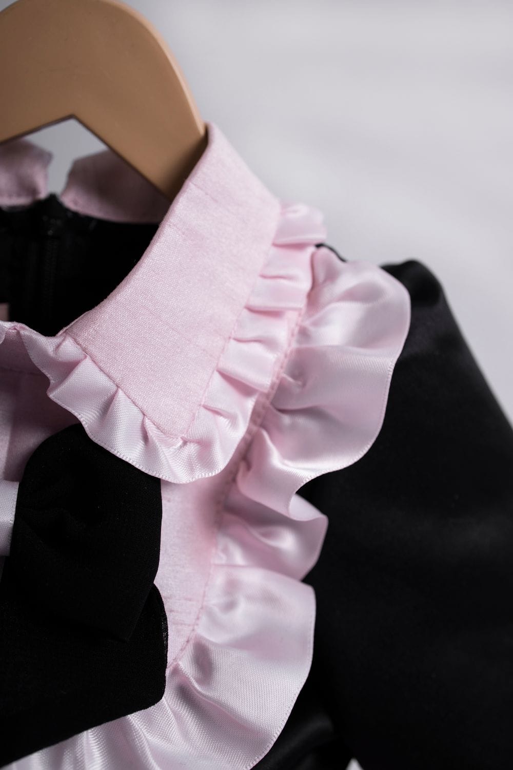 Tiered Dress – Black Designer Dress for Girls | PNK – Isha Arora India