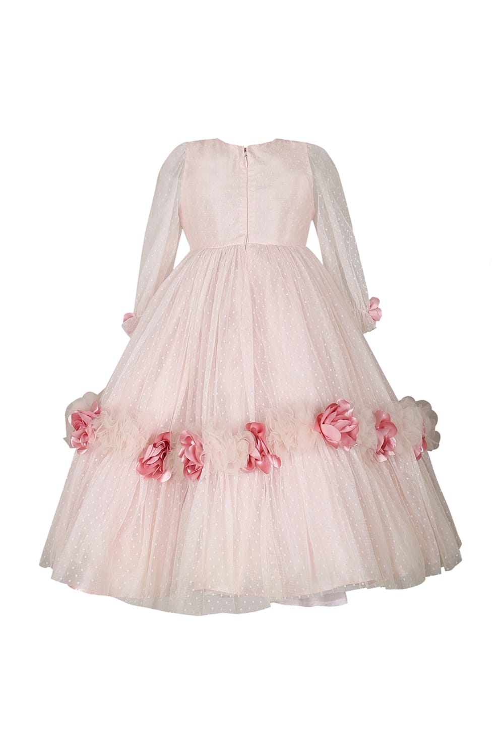 Vintage Birthday Dress – Pink Designer Dress for Girls | PNK – Isha Arora India