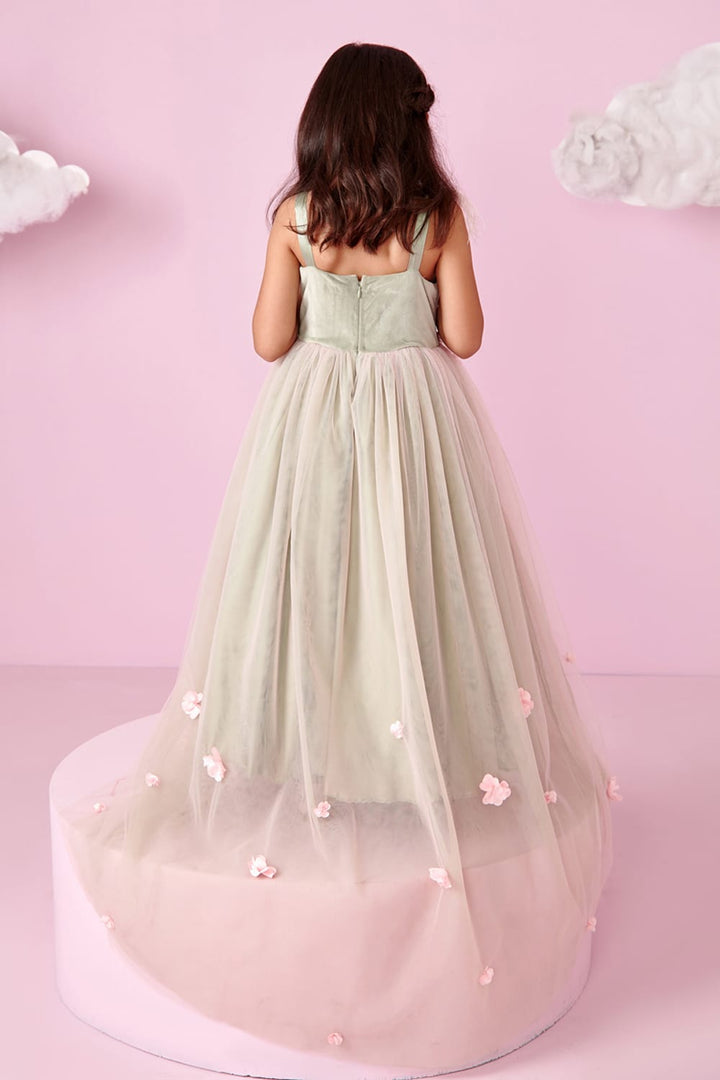 Fairy-Princess Birthday Dress – Pink Designer Gown for Girls | PNK – Isha Arora India