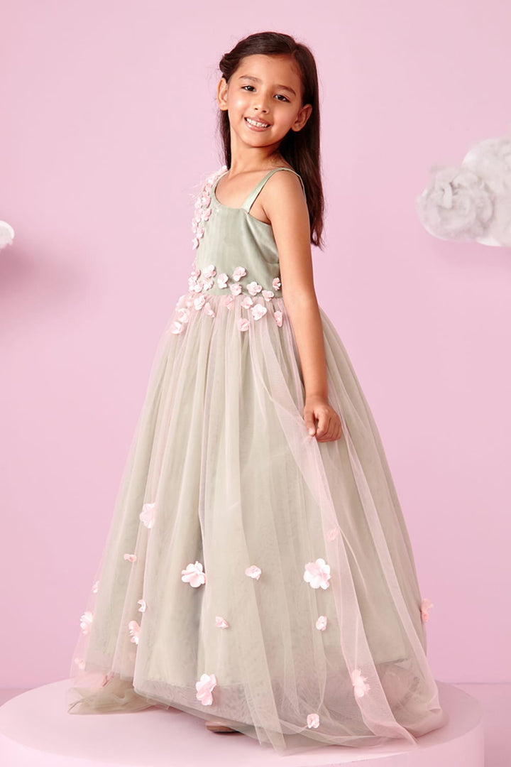 Fairy-Princess Birthday Dress – Pink Designer Gown for Girls | PNK – Isha Arora India