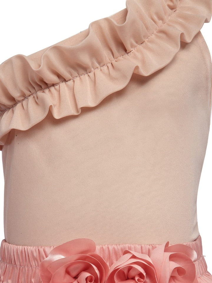 Peachy Pink Top And Skirt Set – Peach Top & Skirt Set for Girls | PNK – Isha Arora India