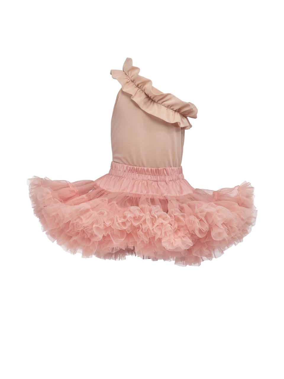 Peachy Pink Top And Skirt Set – Peach Top & Skirt Set for Girls | PNK – Isha Arora India