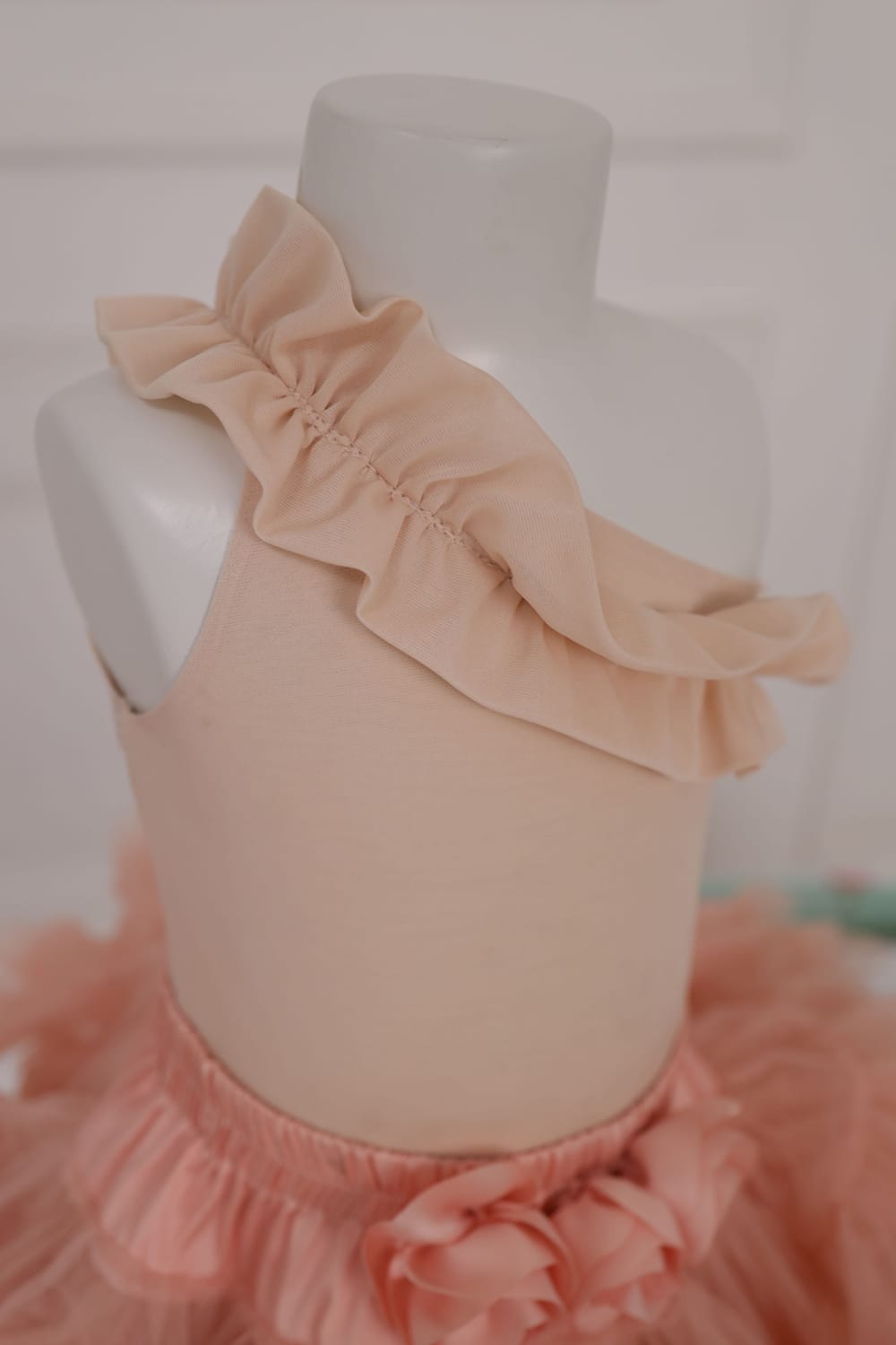 Peachy Pink Top And Skirt Set – Peach Top & Skirt Set for Girls | PNK – Isha Arora India